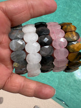 Load image into Gallery viewer, Faceted Tiger Eye Bracelet