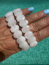 Load image into Gallery viewer, Faceted Clear Quartz Bracelet