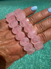Load image into Gallery viewer, Faceted Rose Quartz Bracelet