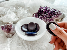 Load image into Gallery viewer, Black Obsidian Worry Stone