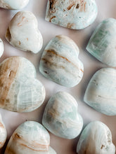 Load image into Gallery viewer, Caribbean Blue Aragonite Heart