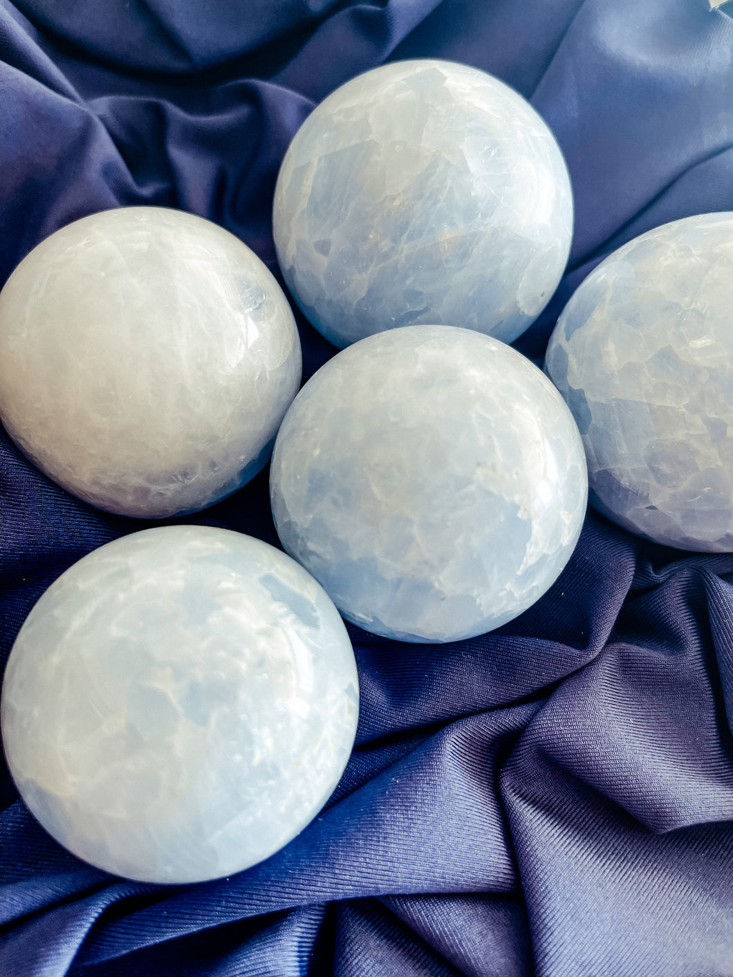 Blue Calcite Sphere