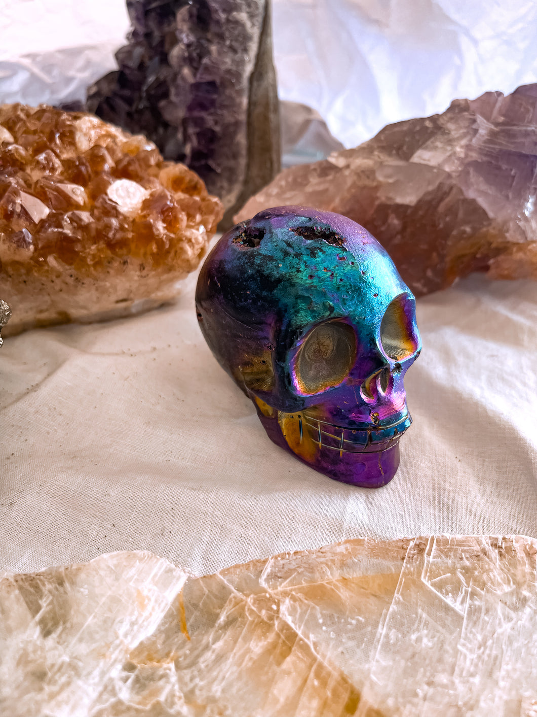 Sphalerite Aura Skull