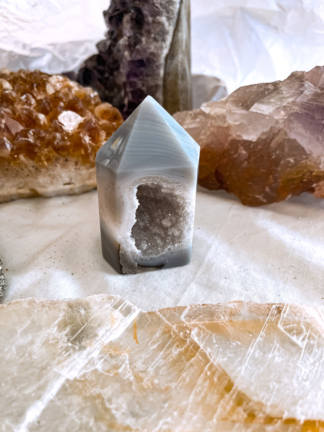 Agate Amethyst Tower (small)