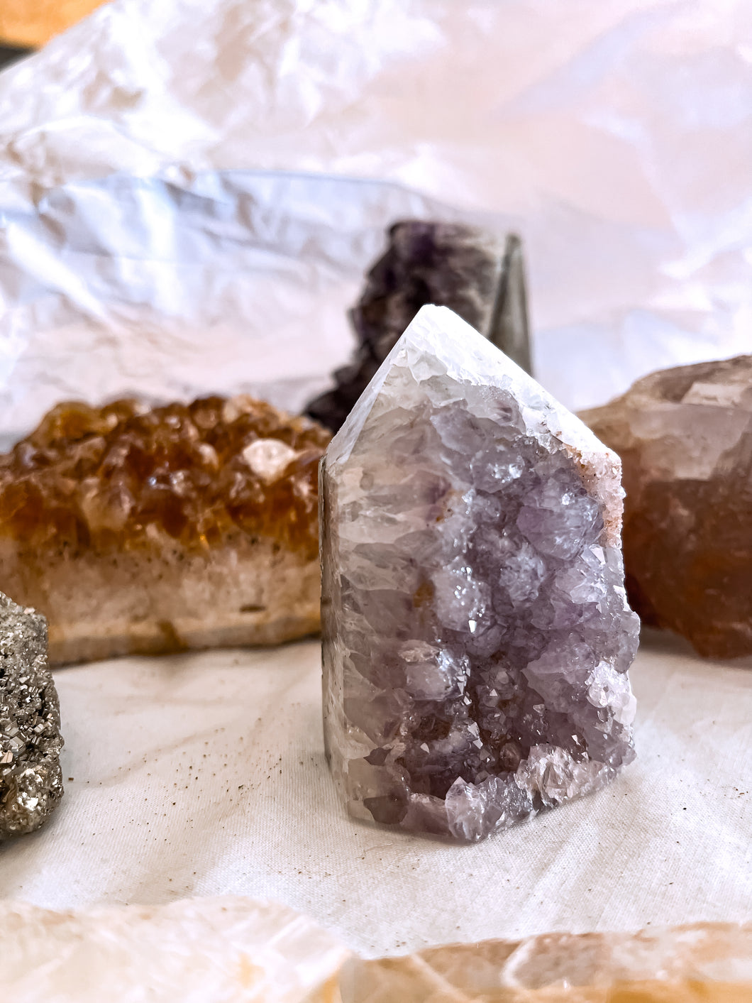 Amethyst Geode Tower