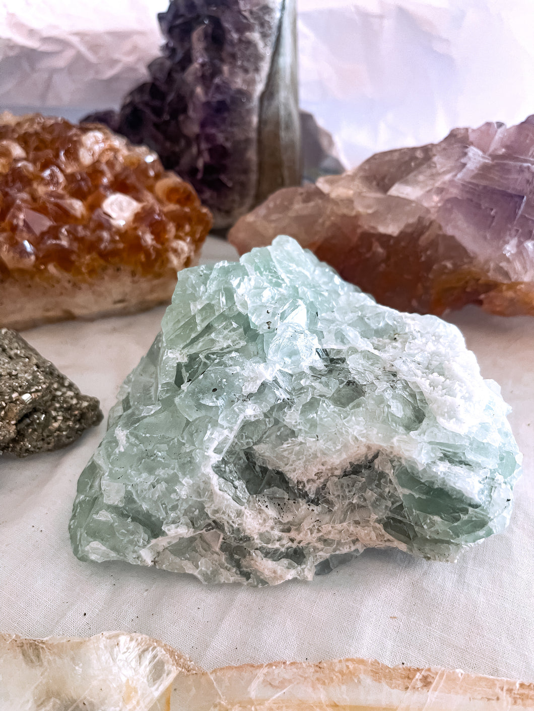 Light Green Fluorite Raw