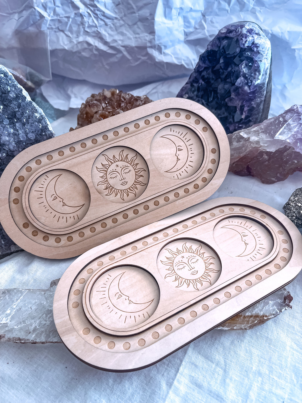 Moon Tray Wood