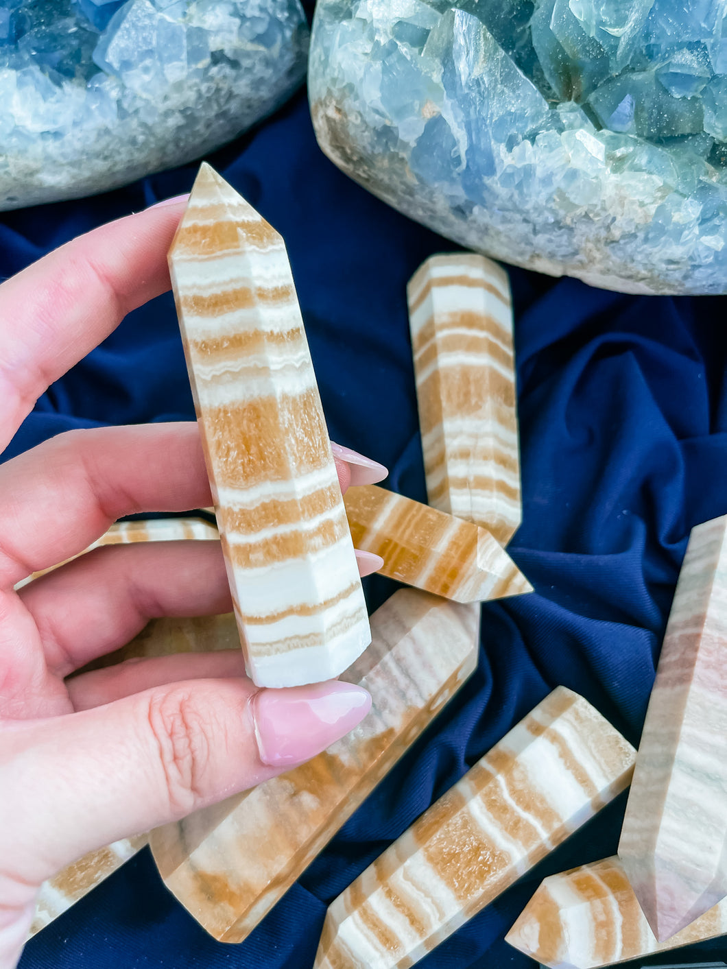 Yellow Calcite Point