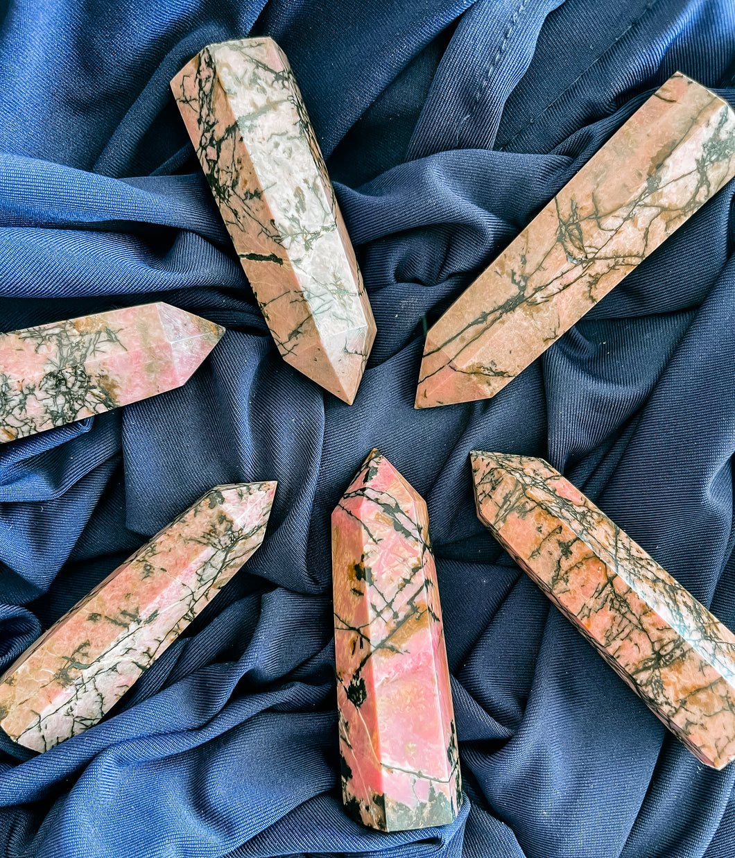 Rhodonite Points