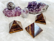 Load image into Gallery viewer, Tiger Eye Pyramid
