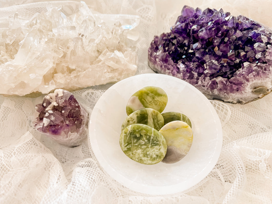 Serpentine Worry Stone