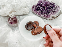 Load image into Gallery viewer, Mahogany Obsidian Worry Stone
