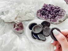 Load image into Gallery viewer, Black Tourmaline Worry Stone
