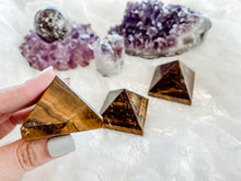 Load image into Gallery viewer, Tiger Eye Pyramid
