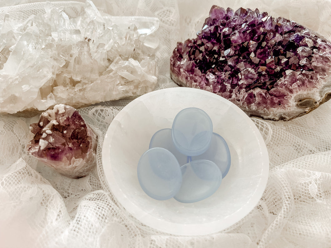 Blue Opalite Worry Stone