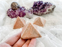 Load image into Gallery viewer, Peach Moonstone Pyramid
