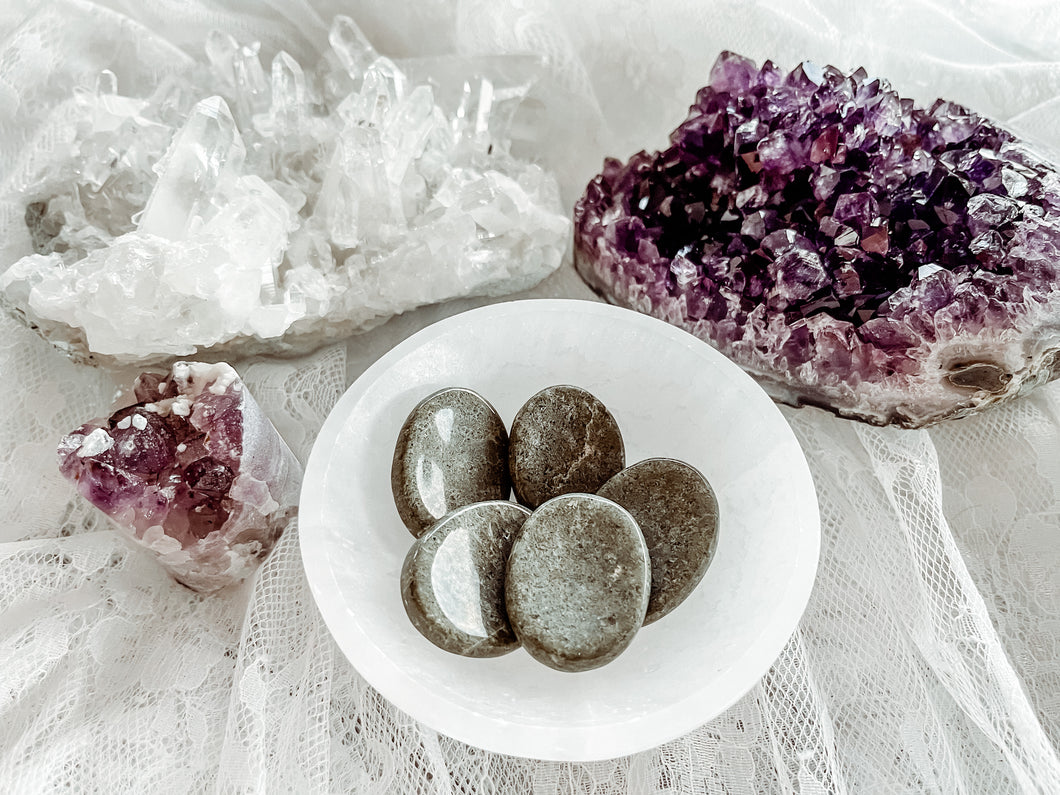 Vesuvianite Worry Stone